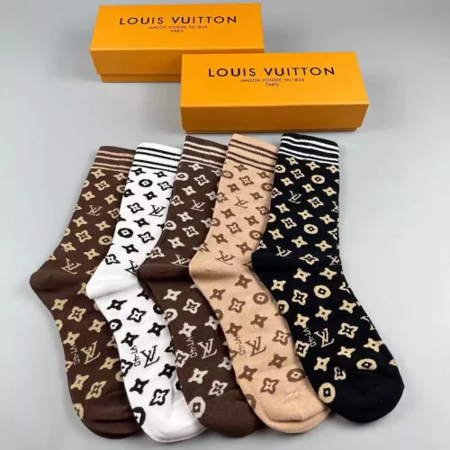 Replica Louis Vuitton LV Socks #1378525 $29.00 USD for Wholesale