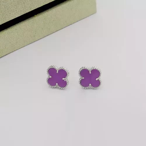 Van Cleef &amp; Arpels Earrings For Women #1378597 $25.00 USD, Wholesale Replica Van Cleef &amp; Arpels Earrings
