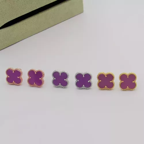 Replica Van Cleef & Arpels Earrings For Women #1378599 $25.00 USD for Wholesale