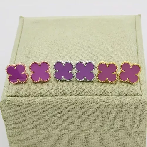 Replica Van Cleef & Arpels Earrings For Women #1378599 $25.00 USD for Wholesale