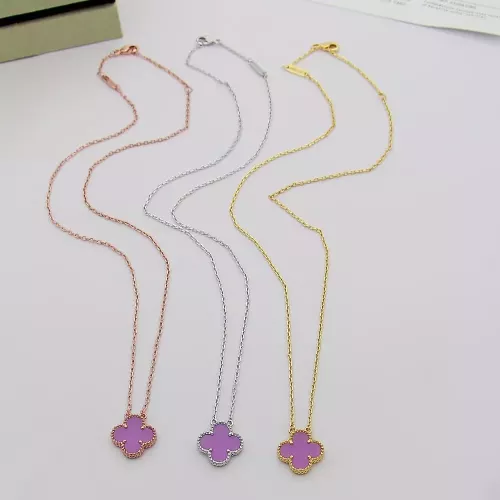 Replica Van Cleef & Arpels Necklaces For Women #1378601 $25.00 USD for Wholesale