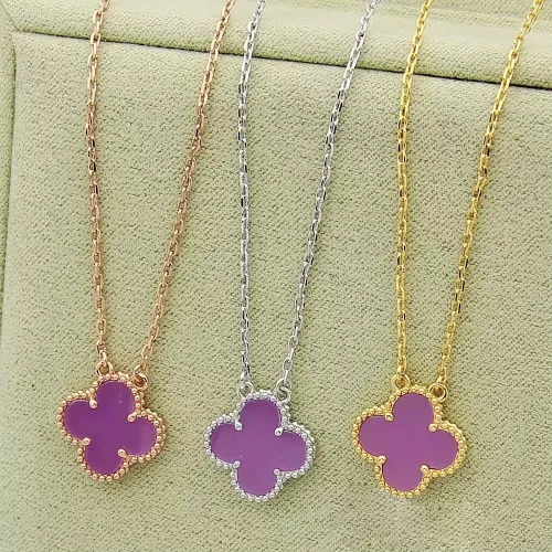Replica Van Cleef & Arpels Necklaces For Women #1378601 $25.00 USD for Wholesale