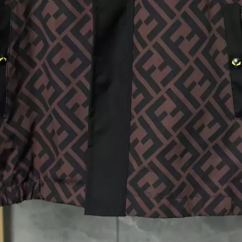 Replica Fendi Jackets Long Sleeved For Men #1378639 $52.00 USD for Wholesale