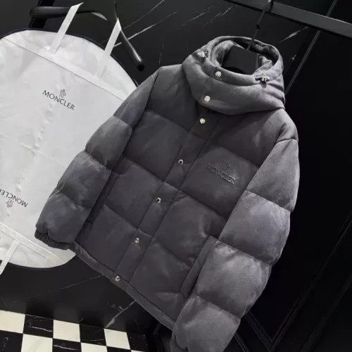 Replica Moncler Down Feather Coat Long Sleeved For Men #1378760 $294.21 USD for Wholesale