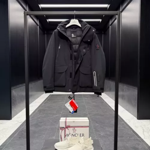 Replica Moncler Down Feather Coat Long Sleeved For Men #1378773 $330.58 USD for Wholesale