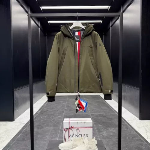 Replica Moncler Down Feather Coat Long Sleeved For Men #1378778 $330.58 USD for Wholesale