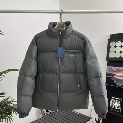 Prada Down Feather Coat Long Sleeved For Men #1378781 $170.00 USD, Wholesale Replica Prada Down Feather Coat