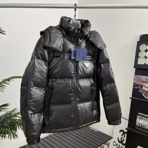 Replica Prada Down Feather Coat Long Sleeved For Men #1378783 $170.00 USD for Wholesale