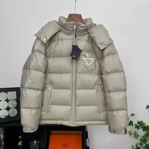 Prada Down Feather Coat Long Sleeved For Men #1378788 $170.00 USD, Wholesale Replica Prada Down Feather Coat