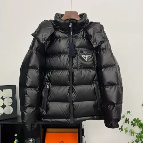 Prada Down Feather Coat Long Sleeved For Men #1378790 $170.00 USD, Wholesale Replica Prada Down Feather Coat