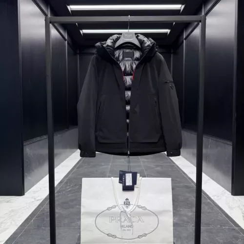 Replica Prada Down Feather Coat Long Sleeved For Men #1378792 $202.00 USD for Wholesale