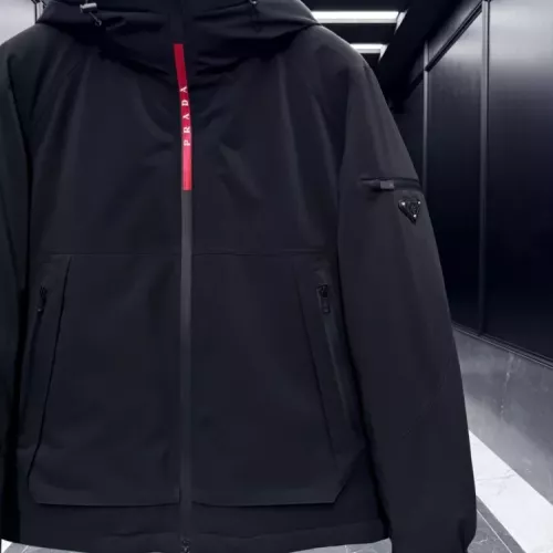 Replica Prada Down Feather Coat Long Sleeved For Men #1378792 $202.00 USD for Wholesale