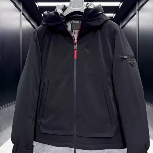 Replica Prada Down Feather Coat Long Sleeved For Men #1378792 $202.00 USD for Wholesale