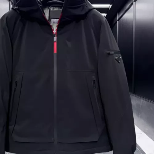 Replica Prada Down Feather Coat Long Sleeved For Men #1378792 $202.00 USD for Wholesale