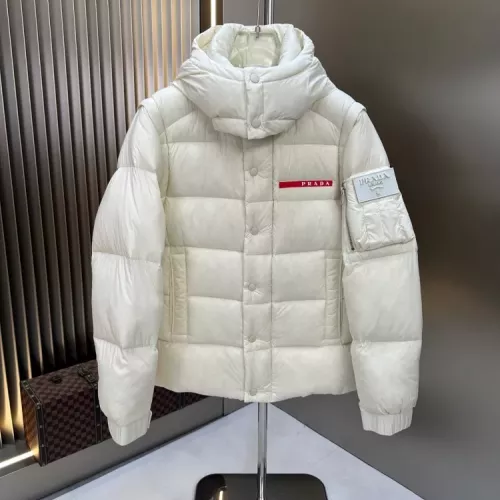 Replica Prada Down Feather Coat Long Sleeved For Men #1378799 $238.02 USD for Wholesale