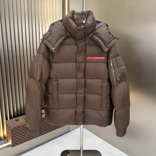 Prada Down Feather Coat Long Sleeved For Men #1378800 $238.02 USD, Wholesale Replica Prada Down Feather Coat