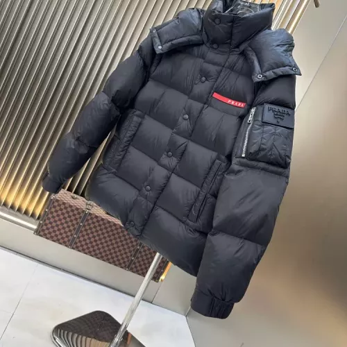 Replica Prada Down Feather Coat Long Sleeved For Men #1378802 $238.02 USD for Wholesale