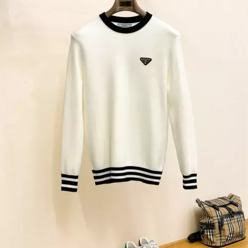 Prada Sweaters Long Sleeved For Men #1378844 $80.00 USD, Wholesale Replica Prada Sweaters