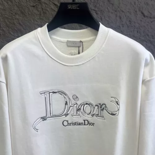 Replica Christian Dior Hoodies Long Sleeved For Unisex #1379027 $56.00 USD for Wholesale