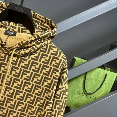 Replica Fendi Hoodies Long Sleeved For Unisex #1379035 $64.00 USD for Wholesale