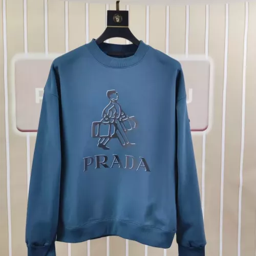 Prada Hoodies Long Sleeved For Men #1379041 $68.00 USD, Wholesale Replica Prada Hoodies