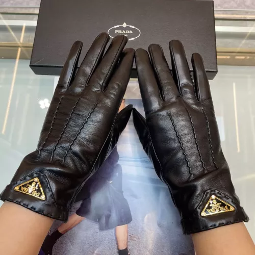 Replica Prada Gloves For Women #1379045 $60.00 USD for Wholesale