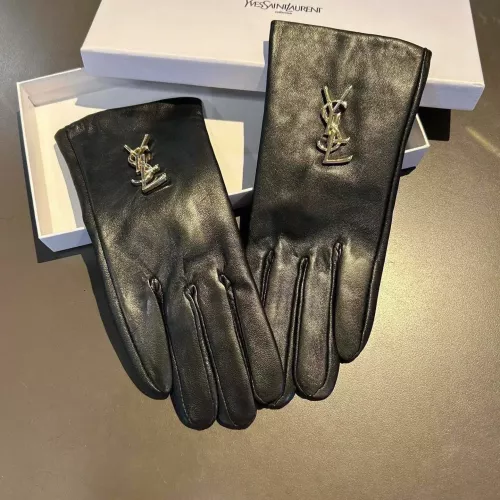 Replica Yves Saint Laurent Gloves For Women #1379069 $48.00 USD for Wholesale