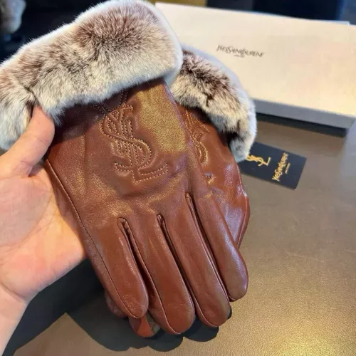 Replica Yves Saint Laurent Gloves For Women #1379096 $52.00 USD for Wholesale