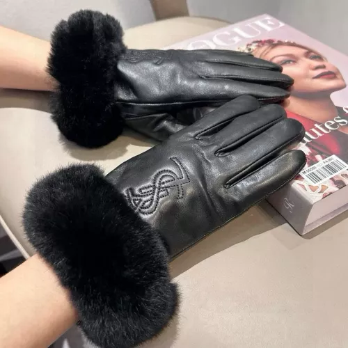 Replica Yves Saint Laurent Gloves For Women #1379097 $52.00 USD for Wholesale