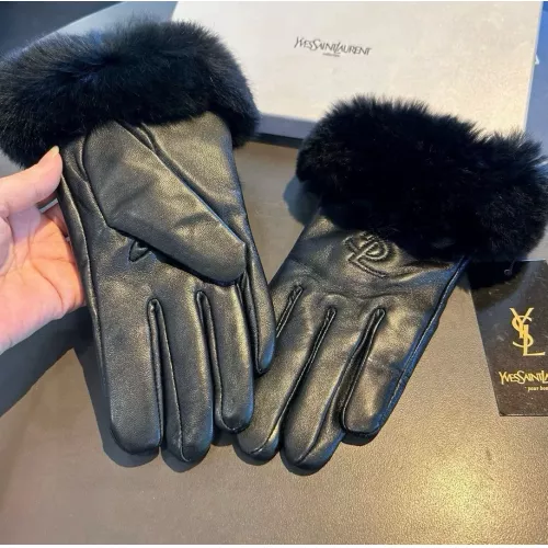 Replica Yves Saint Laurent Gloves For Women #1379097 $52.00 USD for Wholesale