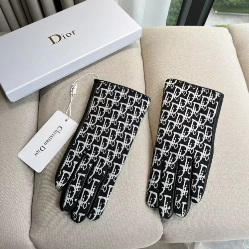 Replica Christian Dior Gloves For Women #1379136 $56.00 USD for Wholesale