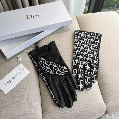 Replica Christian Dior Gloves For Women #1379136 $56.00 USD for Wholesale