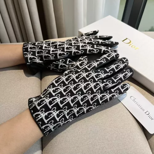Replica Christian Dior Gloves For Women #1379136 $56.00 USD for Wholesale