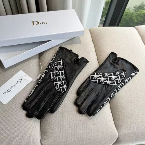 Replica Christian Dior Gloves For Women #1379136 $56.00 USD for Wholesale