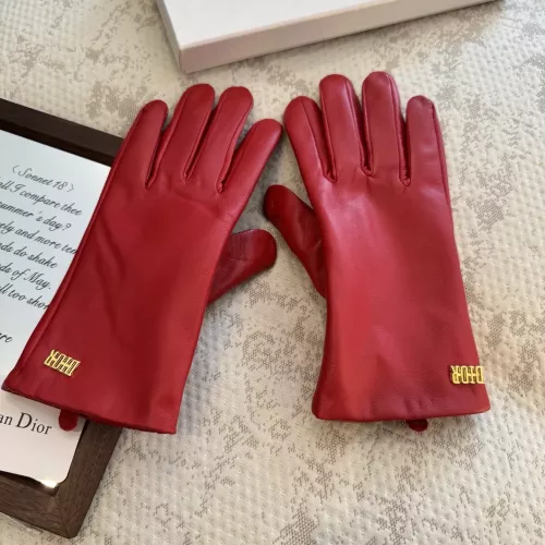 Replica Christian Dior Gloves For Women #1379143 $42.00 USD for Wholesale
