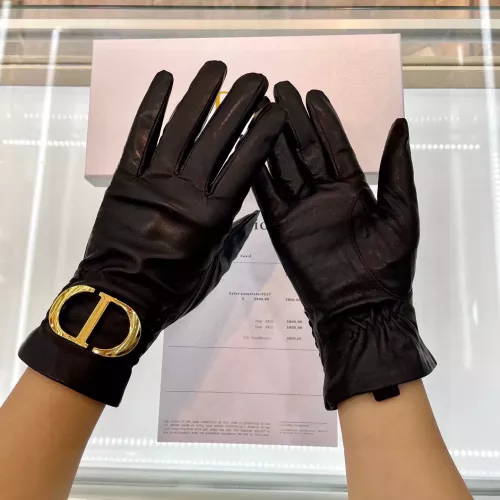 Replica Christian Dior Gloves For Women #1379154 $56.00 USD for Wholesale