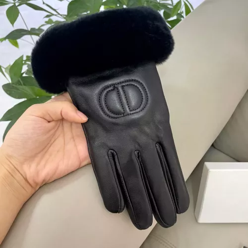 Replica Christian Dior Gloves For Women #1379159 $45.00 USD for Wholesale