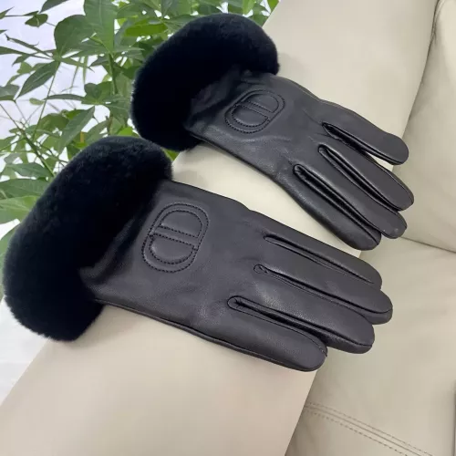 Replica Christian Dior Gloves For Women #1379159 $45.00 USD for Wholesale