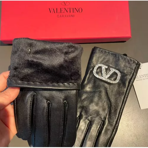 Replica Valentino Gloves For Women #1379170 $64.00 USD for Wholesale