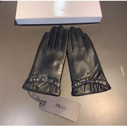 Replica Prada Gloves For Women #1379177 $48.00 USD for Wholesale