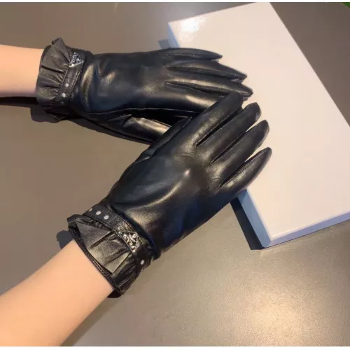 Replica Prada Gloves For Women #1379177 $48.00 USD for Wholesale