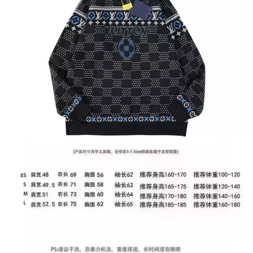 Replica Louis Vuitton LV Sweaters Long Sleeved For Unisex #1379263 $60.00 USD for Wholesale