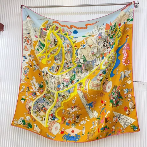 Hermes Silk Squares #1379404 $82.00 USD, Wholesale Replica Hermes Scarf