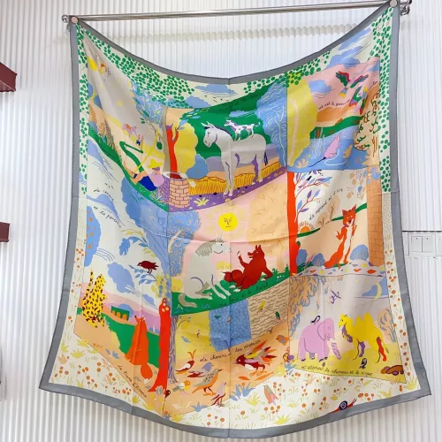 Hermes Silk Squares #1379419 $85.00 USD, Wholesale Replica Hermes Scarf