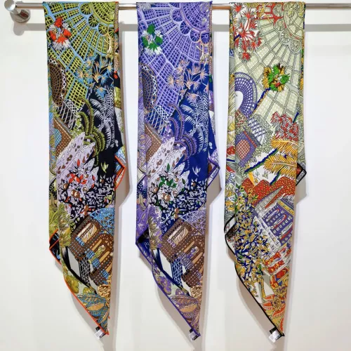 Replica Hermes Silk Squares #1379457 $85.00 USD for Wholesale