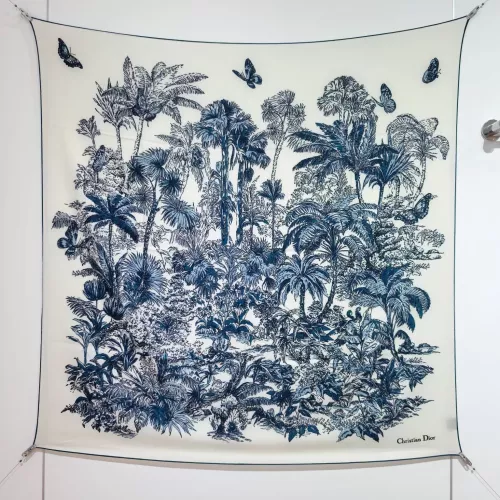 Christian Dior Silk Squares #1379767 $85.00 USD, Wholesale Replica Christian Dior Scarf