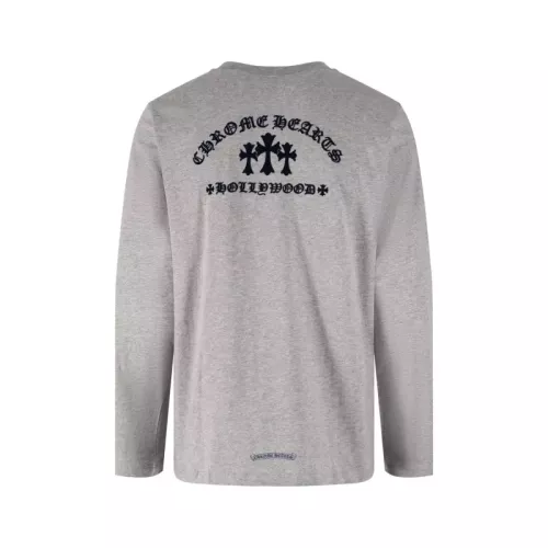 Replica Chrome Hearts T-Shirts Long Sleeved For Unisex #1379776 $68.00 USD for Wholesale