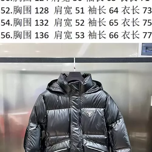 Replica Prada Down Feather Coat Long Sleeved For Men #1379881 $170.00 USD for Wholesale