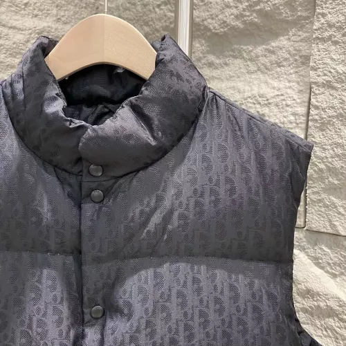 Replica Christian Dior Down Feather Coat Sleeveless For Unisex #1380239 $170.00 USD for Wholesale