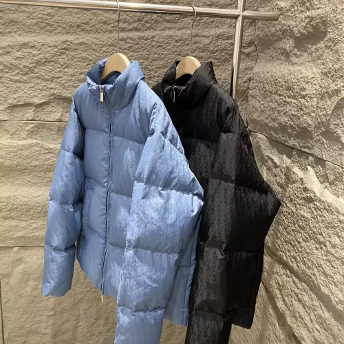 Replica Christian Dior Down Feather Coat Long Sleeved For Unisex #1380244 $215.00 USD for Wholesale